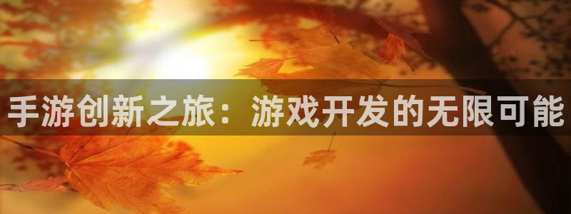 恒盛娱乐下载：手游创新之旅：游戏开发的无限可能